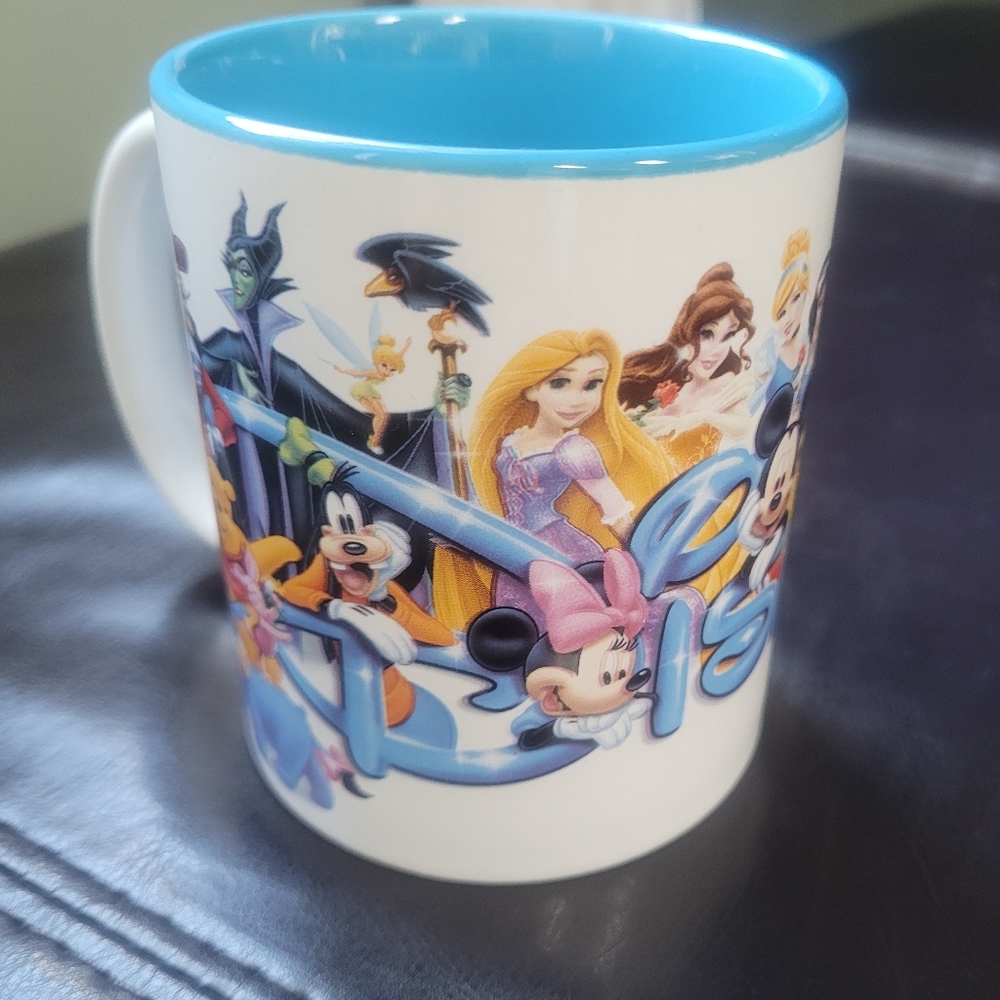 Vintage Disney Jerry Leigh Mug Mickey Ariel Pooh Goofy Bambi Cinderella Belle